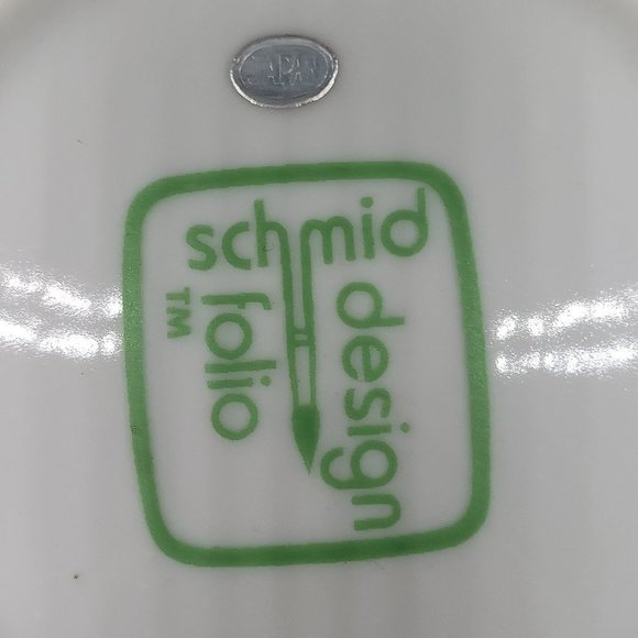 Schmid Design Folio Vintage Orange Flower Porcelain Coffee and Tea Service Set - Picture 5 of 10